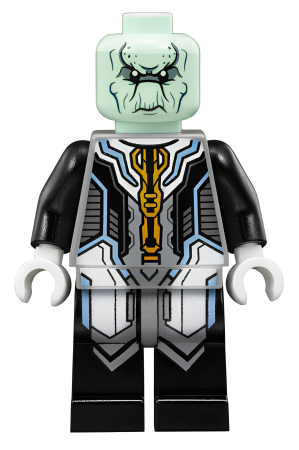 Минифигурка Lego Ebony Maw - Light Aqua Head sh0508 U